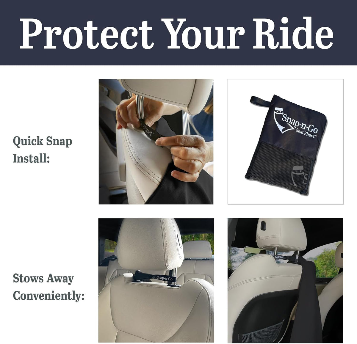Car Seat Towel Cover After Gym Workout Yoga Pets | Snap-n-Go Seat Sheet™